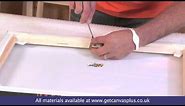 Canvas Hanging and Canvas Hanger Kit How To