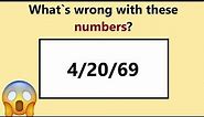 4/20/69 - actual meaning of these numbers!