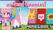 Top 10 Cute/Kawaii Banner Pattern Designs - Minecraft Tutorial