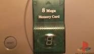 PSX/PS1 8 Mega/8MB Memory Card. 8 Cards in one!