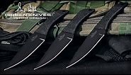 Gil Hibben Black Triple Pro Throwing Knife Set