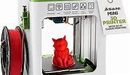 Fully Assembled Mini 3D Printer for Kids and Beginners - Complete Starter Kit with Auto Leveling 3D Printing Machine, 10M PLA Filament, and SD Card - WiFi 3D Home Printer for MAC, Windows, and Linux