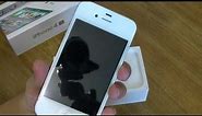 iPhone 4S Unboxing 16GB White