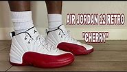 AIR JORDAN 12 RETRO "CHERRY" REVIEW & ON FEET THE RETURN IS BACK A TRUE MUST HAVE FOR 2023!