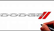 How to Draw the #DODGE Logo
