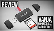 VANJA SD MicroSD Card Reader REVIEW