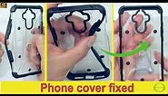 Cellphone case / cover broken- glued and fixed - Plastic case for phone repaired