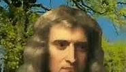 Isaac Newton meme (If an apple falls on Newton's head)