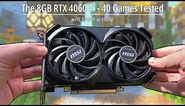The RTX 4060 Ti - 40 Games Tested at 1080p