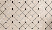 Ambesonne Minimal Peel & Stick Wallpaper for Home, Crossing Lines Triangles, 13"x36", Champagne Charcoal Grey