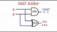 What is Half Adder | Adder circuit | Digital Circuit | DE.18