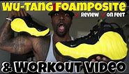 Wu Tang Foamposite One "Optic Yellow" Review & Workout Video