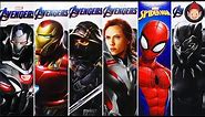 Avengers Endgame Titan Hero Series Power FX Toys - Iron Man Spider-Man War Machine Black Panther