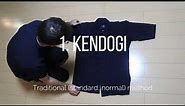 How to fold Kendogi & Hakama - NORMAL & QUICK METHOD!!