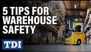 5 Tips for Warehouse Safety | Division of Workers' Compensation
