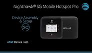 Learn about Device Assembly and Setup on the Netgear Nighthawk 5G Mobile Hotspot Pro | AT&T Wireless