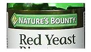 Nature's Bounty Red Yeast Rice Pills and Herbal Health Supplement, 600mg, 120 Capsules