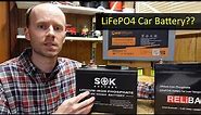 Can a 12V LiFePO4 Battery Replace the Lead Acid Battery in a Car?