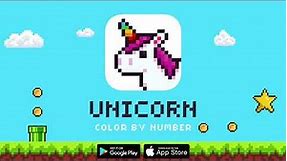 Unicorn – Color by Number Pixel Art Game