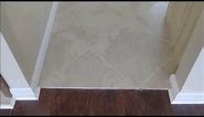 Transitions Thresholds Between Tile and Laminate Floor - Transparent Transition.