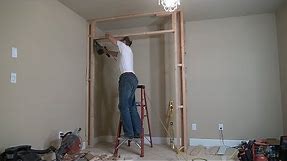 How to Build a Closet Frame / Bedroom Closet. Part 1. Строим кладовку