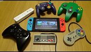 NES, SNES, N64, GC, Wii, WiiU...All Nintendo Controllers working on the Switch
