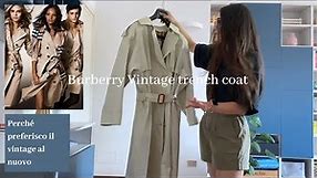 Vintage Burberry’s Trench | Why vintage is better