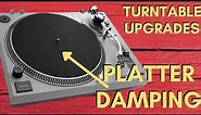 SOUNDECK PLATTER DAMPING REVIEW & 'STRIKE' TESTS OF L-3808, AT 120X & 140 PLUS DEBUT EVO TURNTABLES