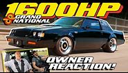1600Hp Twin-Turbo Buick Grand National V8 - Owner reacts to Roadster Shop ridealong!