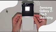 Samsung Galaxy Z Flip 5 (Cream) Unboxing & Setup!