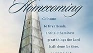 Homecoming Occasion For Church - CHURCHGISTS.COM