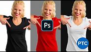 Best Way To Turn BLACK Into ANY COLOR in Photoshop [Including White!]