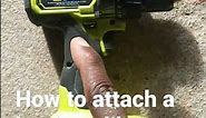 How to attach a hook and loop sanding disc to your Hammer drill