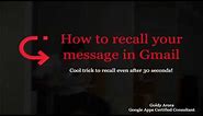 Gmail Undo Send - Recall message even after 30 seconds
