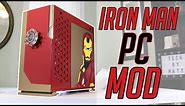 My FIRST PC Case Mod Ever! - Iron Man PC Build - Techvengers 2018!