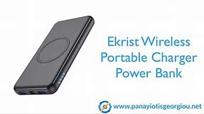 Ekrist HX160S7 Wireless Portable Charger Power Bank