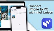 How to Transfer iPhone Photos/ Videos/Data to Windows PC Using Intel Unison!