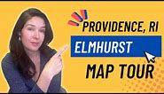 Elmhurst Neighborhood tour of Providence Rhode Island [Map Tour]
