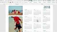 Create an "Any Year" calendar in Microsoft Word