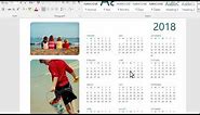 Create an "Any Year" calendar in Microsoft Word