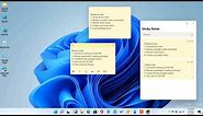 Windows 11 Sticky Notes | Improve Your Productivity Using Sticky Notes | Improve Productivity Tip 1