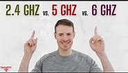 2.4 GHz vs. 5 GHz vs. 6 GHz WiFi - What's the Difference?