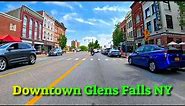 Downtown Glens Falls NY Glen St Heading South