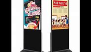 55 inch Indoor Floor Stand digital signage for commercial display
