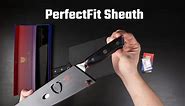 Dalstrong Chef Knife - 12 inch Long Blade - Shogun Series ELITE - Damascus - Japanese AUS-10V Super Steel Kitchen Knife - Black G10 Handle Cooking Knife - Razor Sharp Chef's Knife - w/Sheath