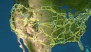 Animated map reveals the 113,000 miles of cable that power America's internet