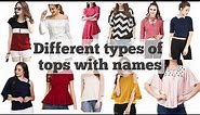 Different types of tops with names for women| Types of tops in Amazon 2020 | Online shopping