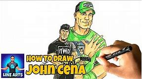 How to Draw John Cena | WWE Superstars | Line Arts