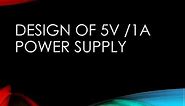 Selection criteria and design of 5V/1A power supply|Power Electronics|Filter capacitor Calculations