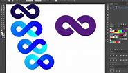 infinity symbol in illustrator, easiest fastest method